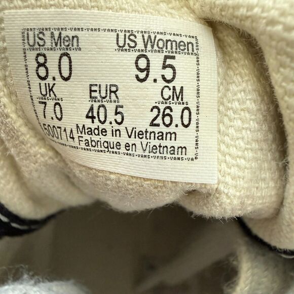 VANS OLD SKOOL STACKED LOW - BLACK / WHITE / GUM - US Men's Size 8 = Women's 9.5 - Picture 7 of 7